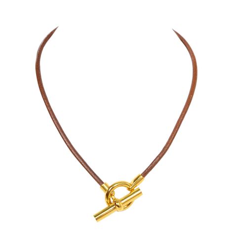 Hermes Toggle Necklace 